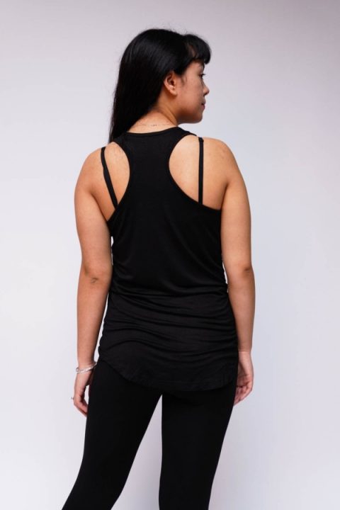 Yomame racerback top back profile