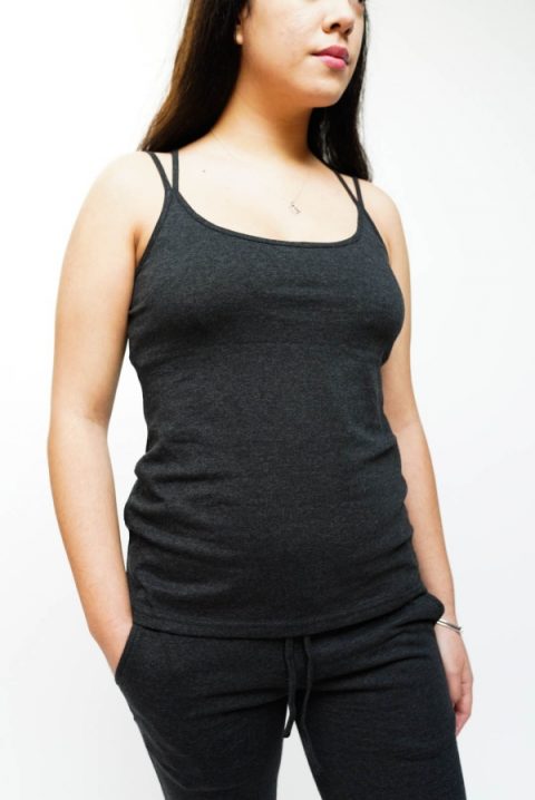 Yomama strap yoga top front profile