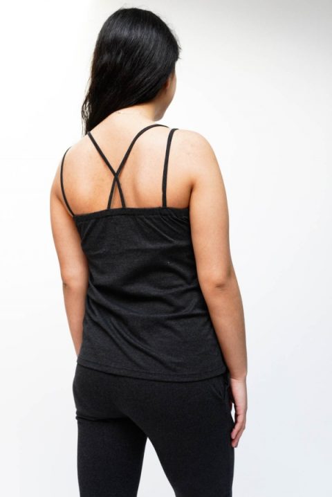 Yomama strap yoga top back profile